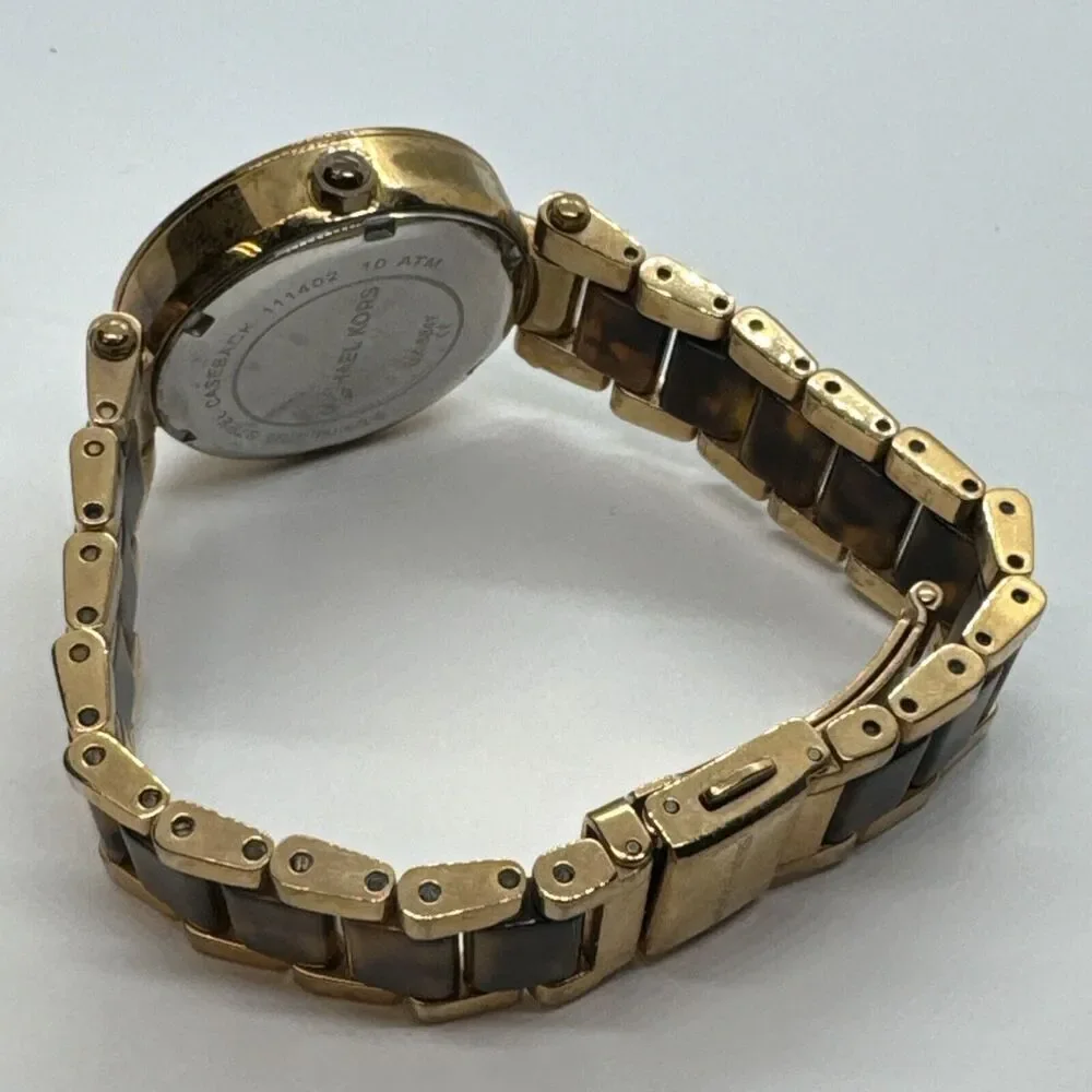 Michael Kors MK5841 Women's Two Tone Analog Rose Dial Quartz Wrist Watch JNA290